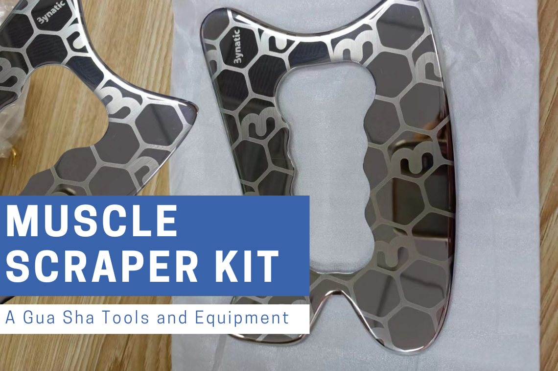 Muscle Scraper Kit:  A Gua Sha Tools and Equipment | Bynatic